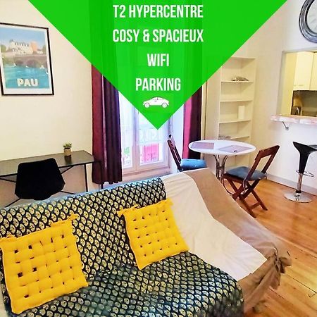 Le Gambetta T2 Cosy Hypercentre Wifi Fibre Avec Parking Lägenhet Pau Exteriör bild